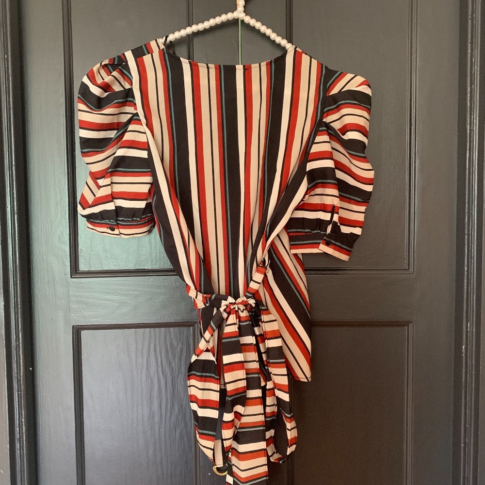 A. Calin By Flying Tomato Striped Shirt - Picture 2 of 4